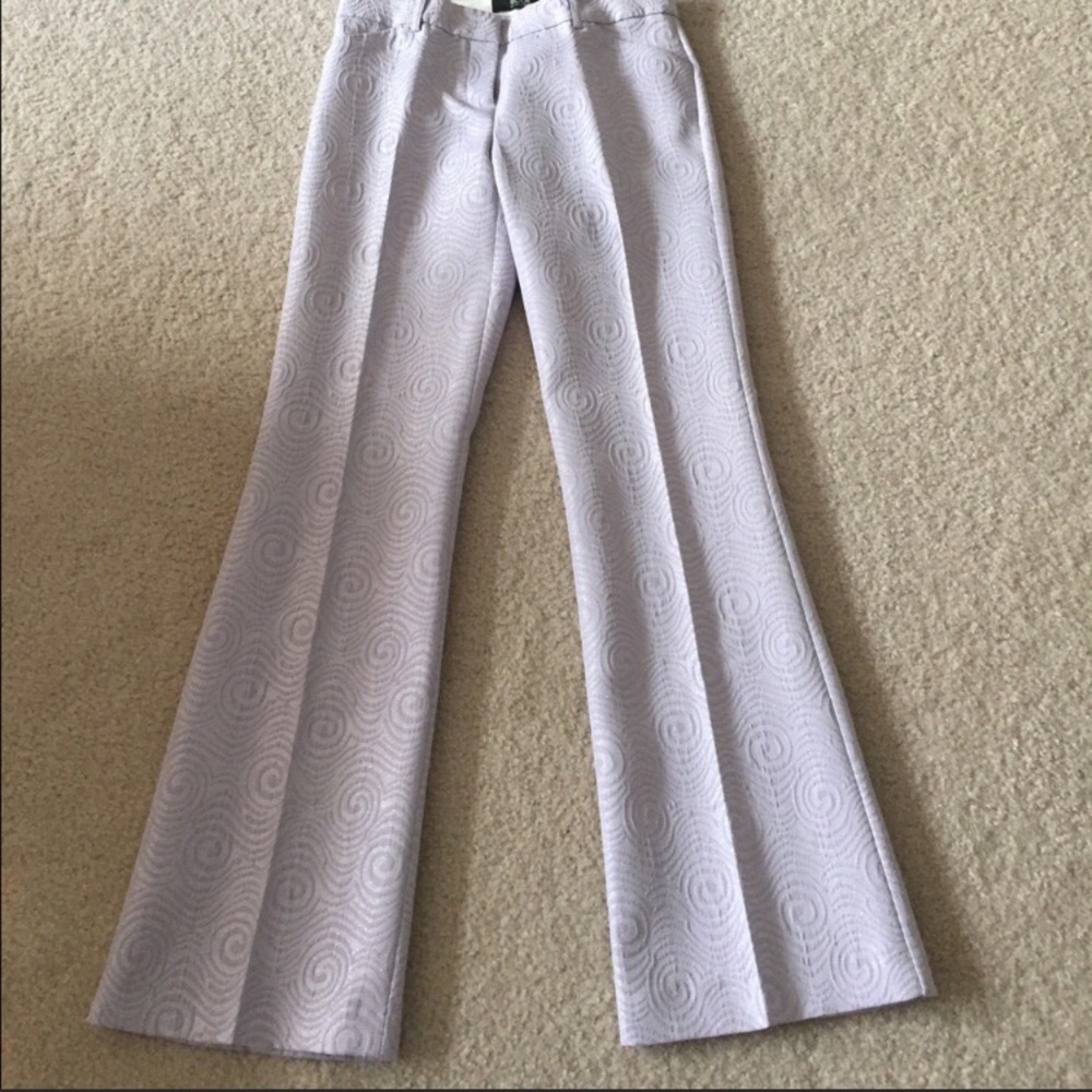Adorable faint purple texture dress pants